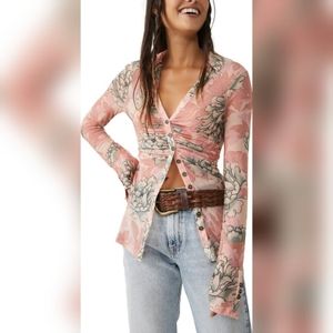 NWT Free People Lucky Shirtee